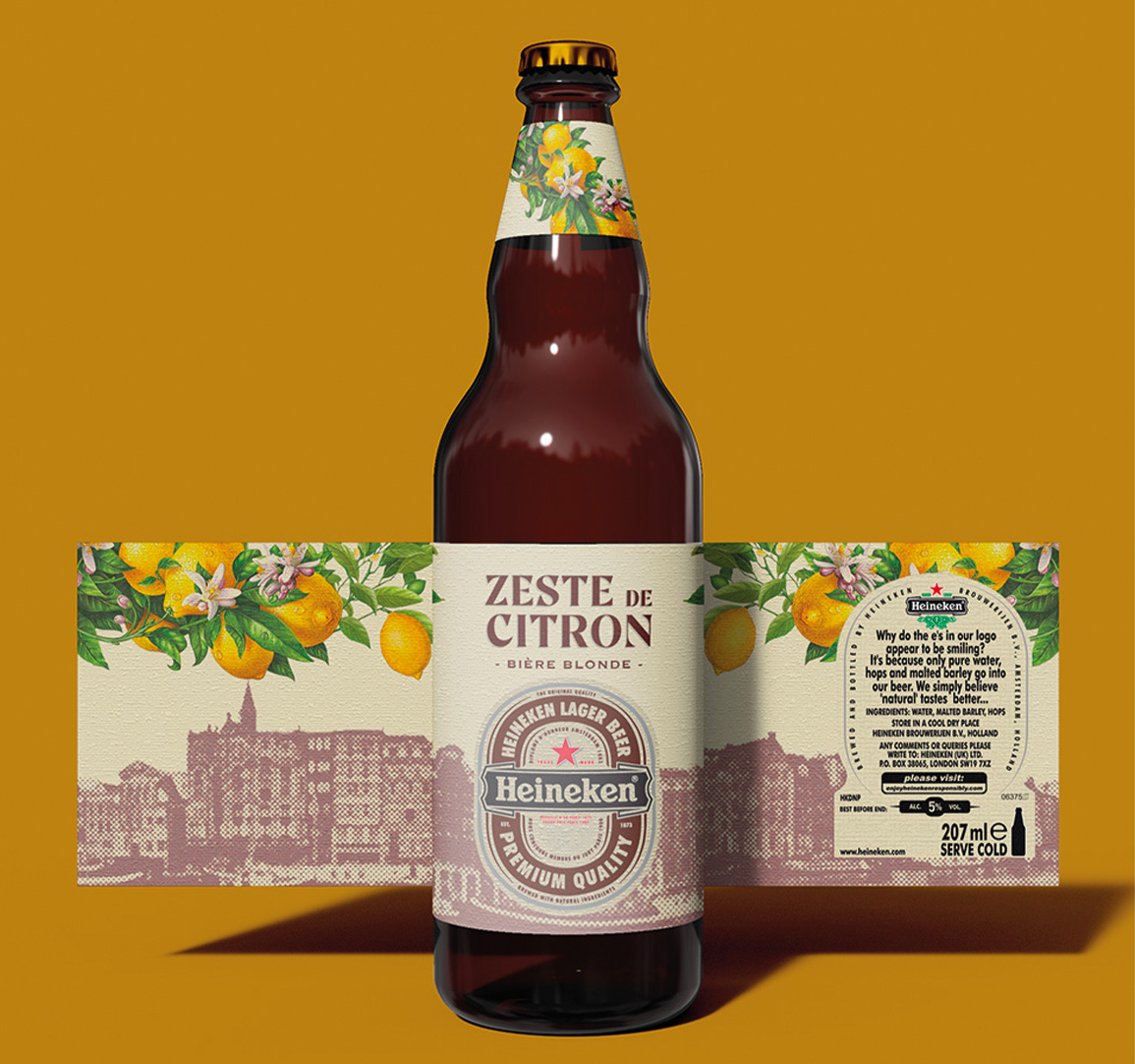 photo de bière au citron